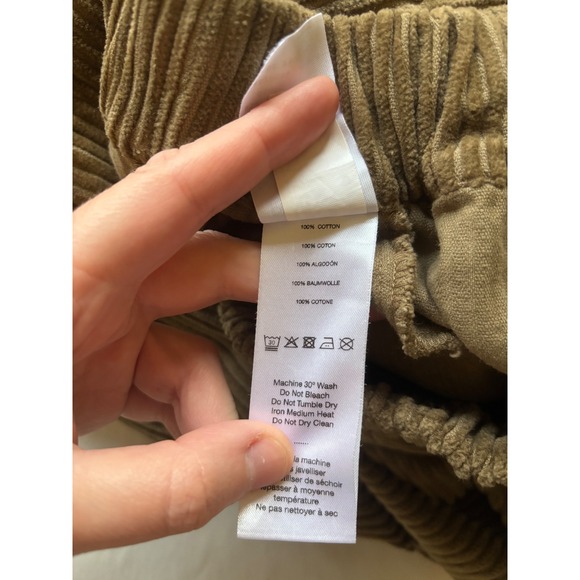 Rita Row Belle Corduroy Pants Khaki Brown Striaght Leg Size Small - Picture 12 of 12